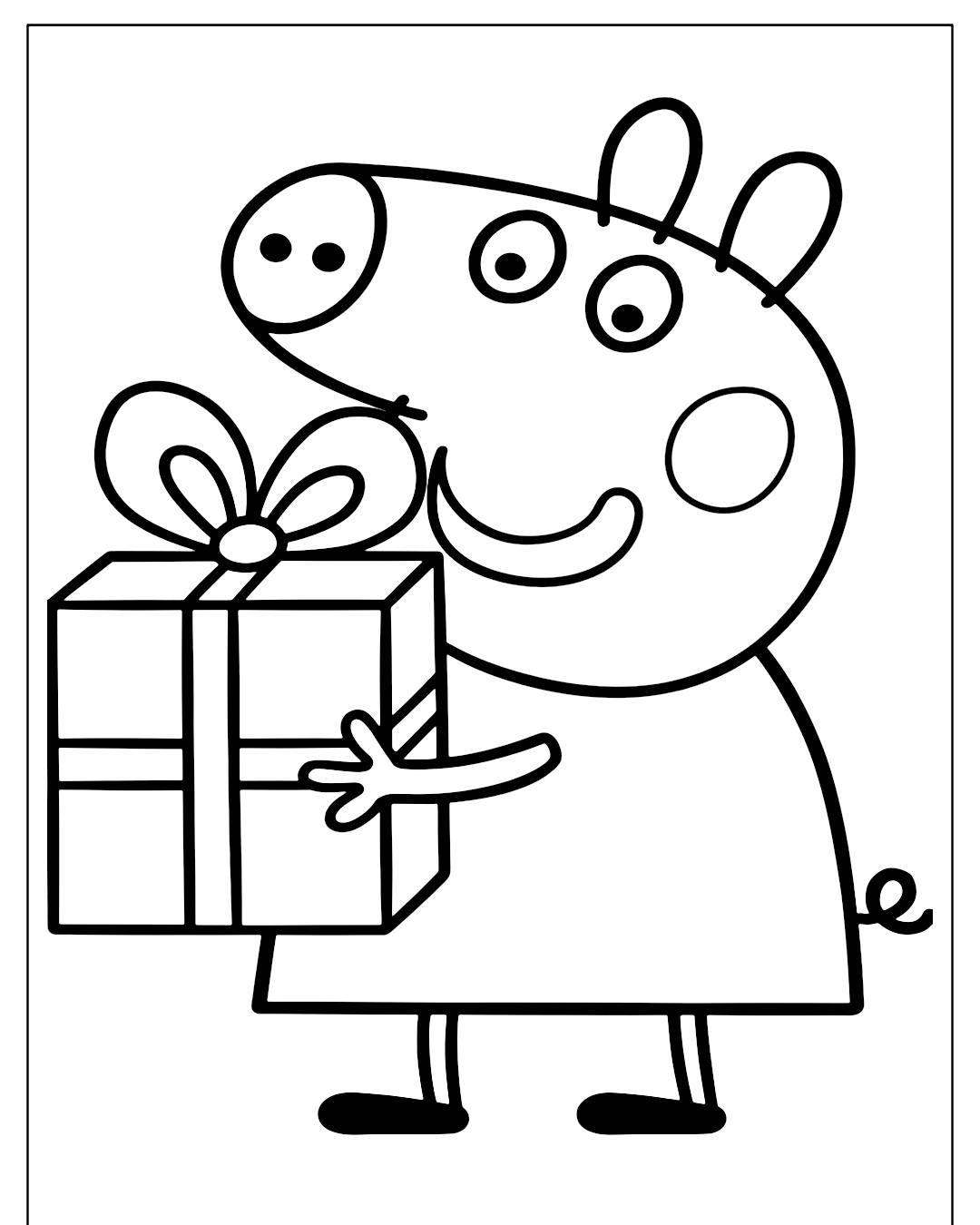 tô màu heo Peppa 25