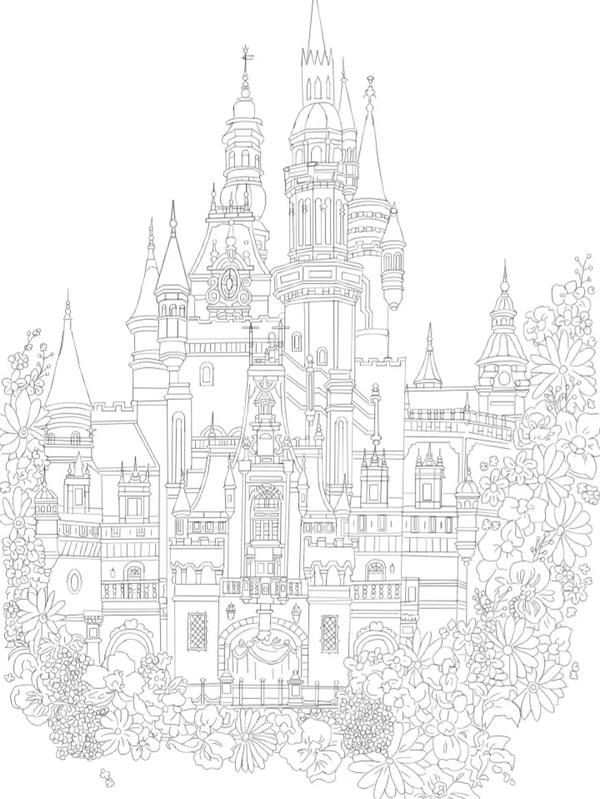 tô màu lâu đài 1