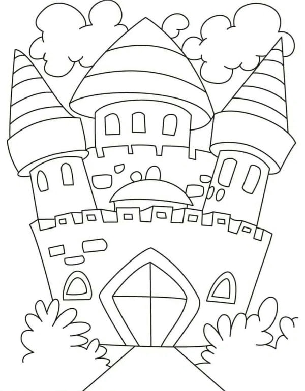 tô màu lâu đài 2