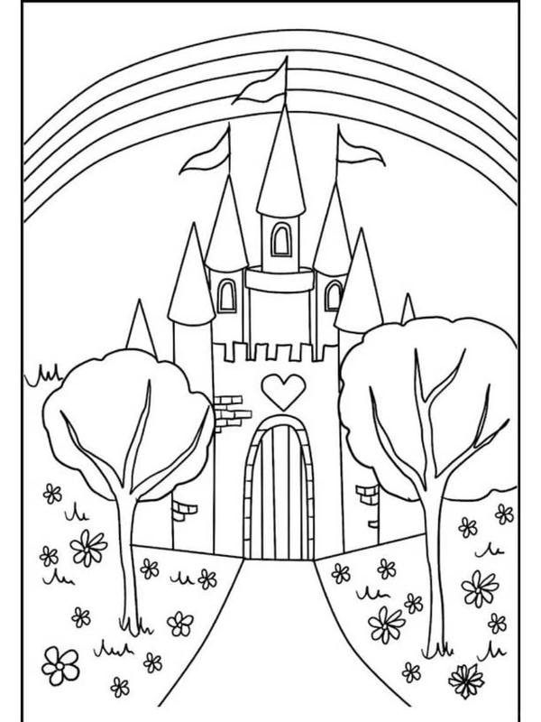 tô màu lâu đài 23