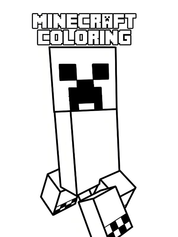 tô màu minecraft 27