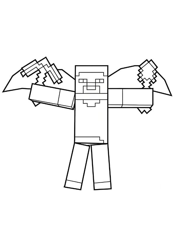 tô màu minecraft 28