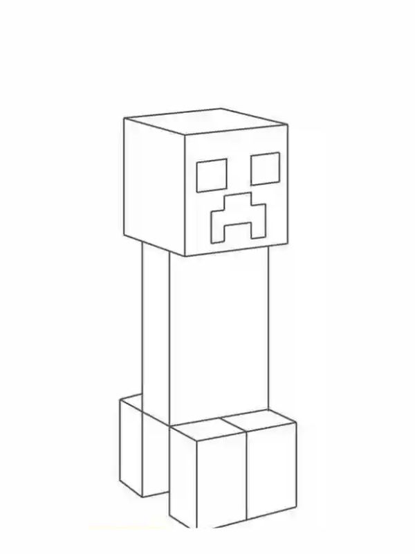 tô màu minecraft 29