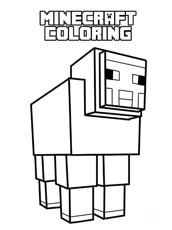 tô màu minecraft 3