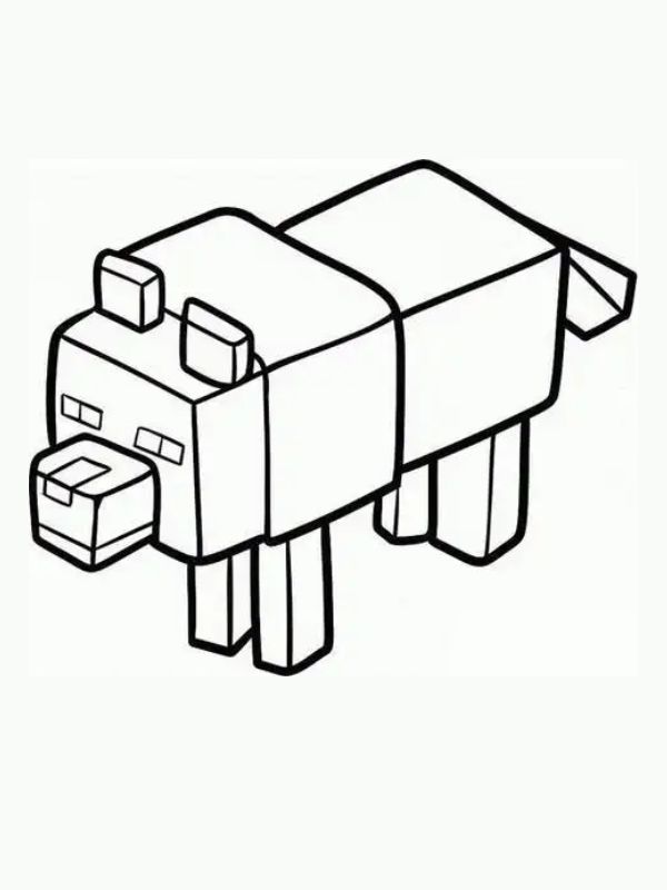 tô màu minecraft 31