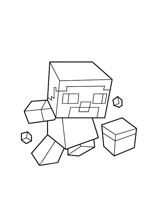 tô màu minecraft 32