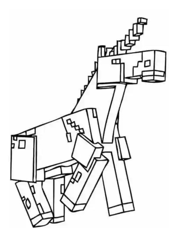 tô màu minecraft 33