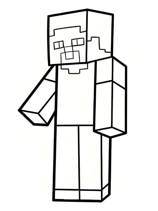 tô màu minecraft 9