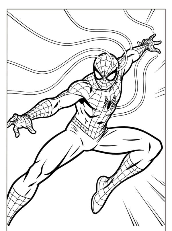 tô màu người nhện 13