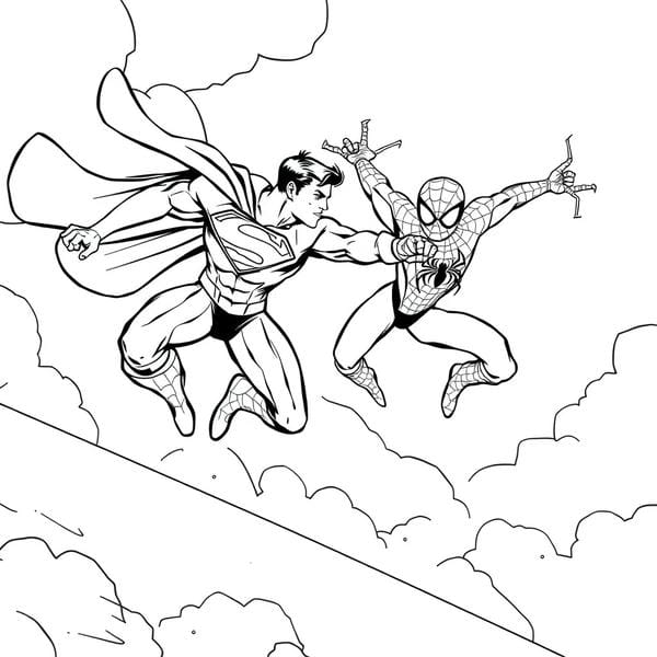 tô màu người nhện 19