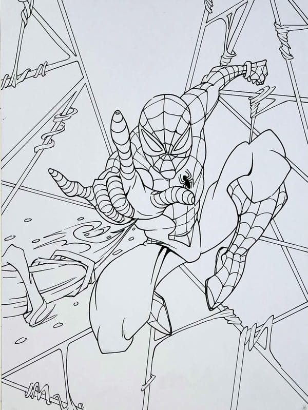 tô màu người nhện 20