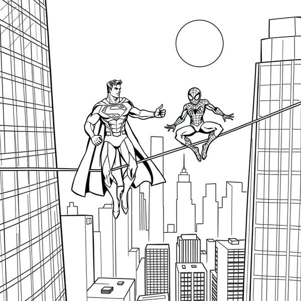 tô màu người nhện 21