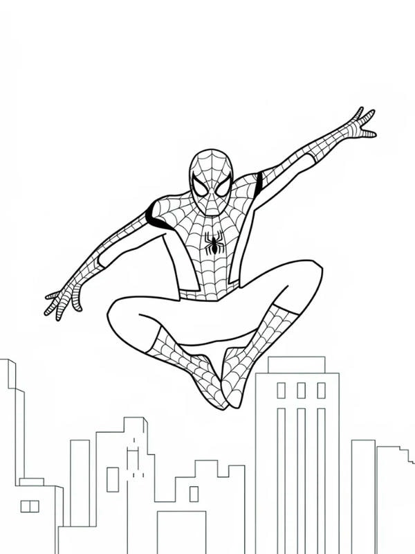 tô màu người nhện 21