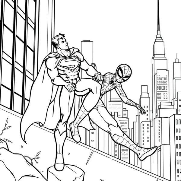 tô màu người nhện 22