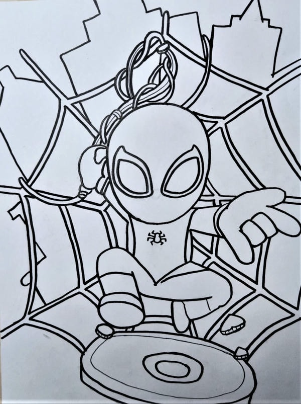 tô màu người nhện 22