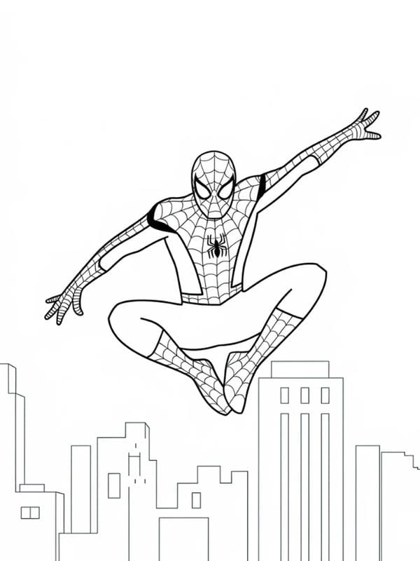 tô màu người nhện 26