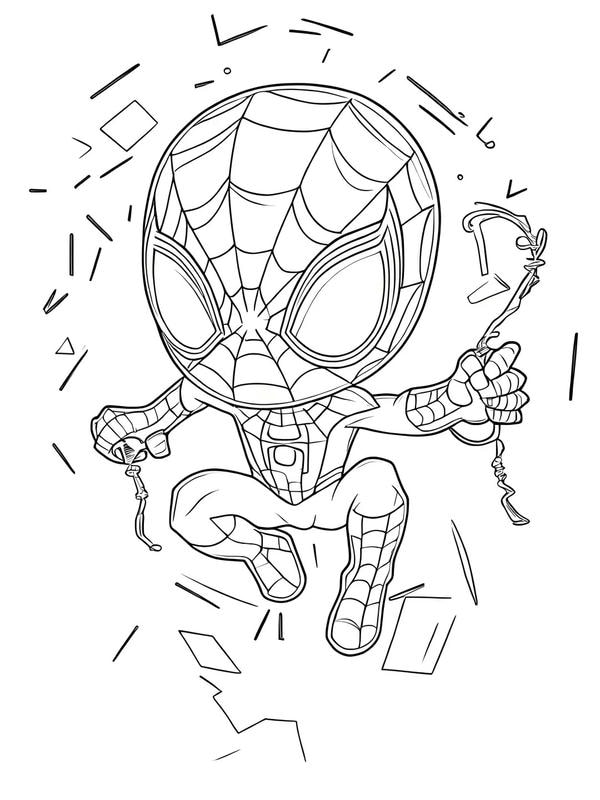 tô màu người nhện 30