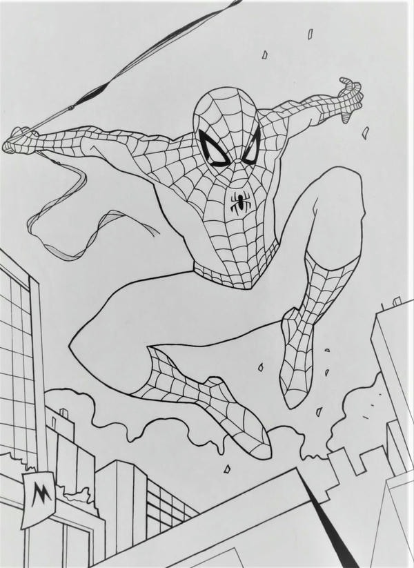 tô màu người nhện 31