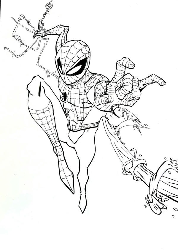 tô màu người nhện 32
