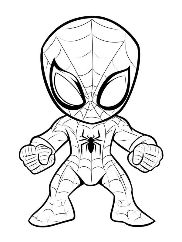 tô màu người nhện 33