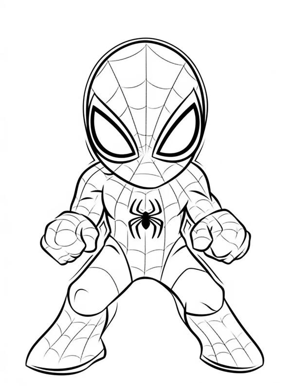 tô màu người nhện 34