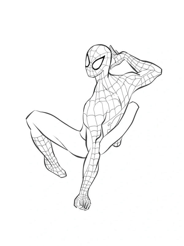 tô màu người nhện 36
