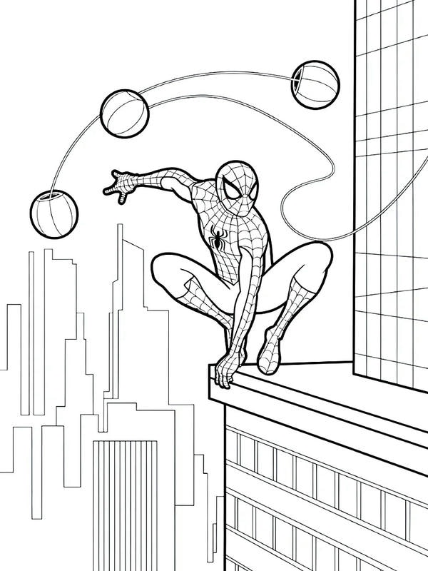 tô màu người nhện 38