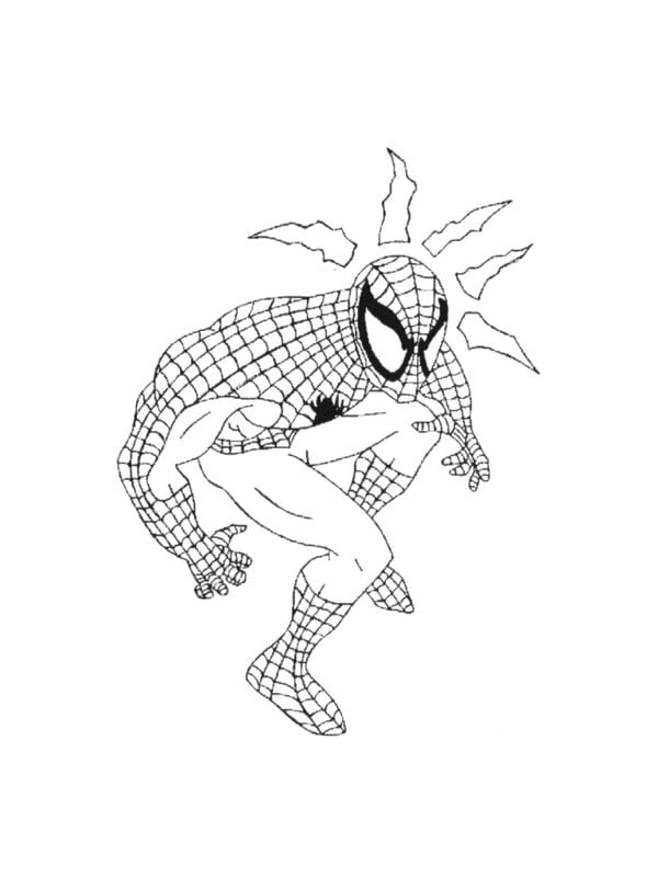 tô màu người nhện 9