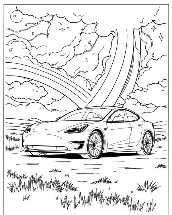 tô màu ô tô Lamborghini 18