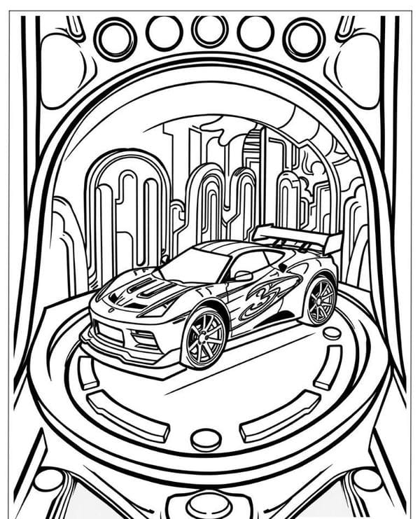 tô màu ô tô Lamborghini 23