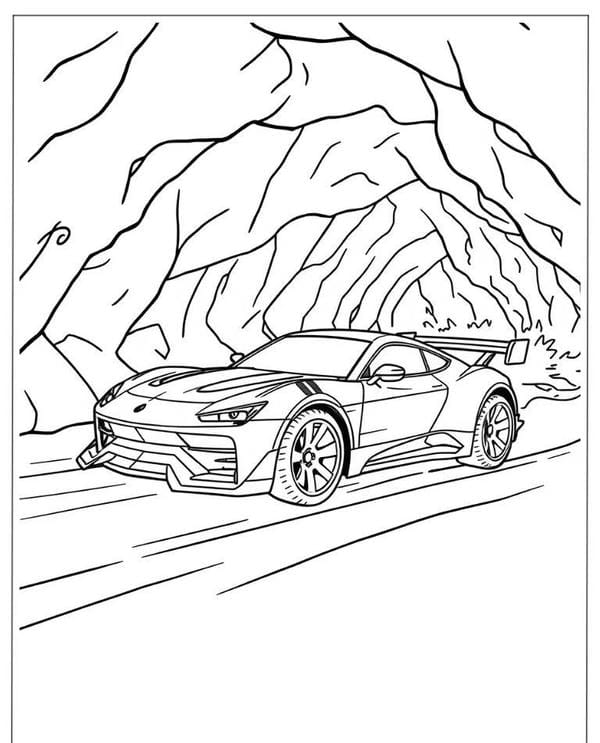 tô màu ô tô Lamborghini 26