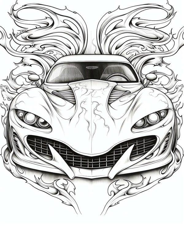 tô màu ô tô Lamborghini 29