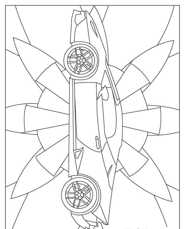 tô màu ô tô Lamborghini 4