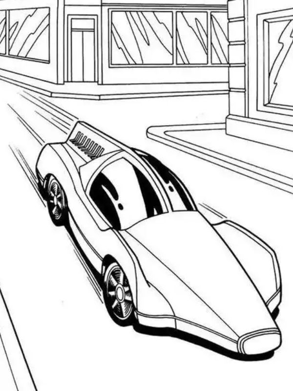 tô màu ô tô xe đua