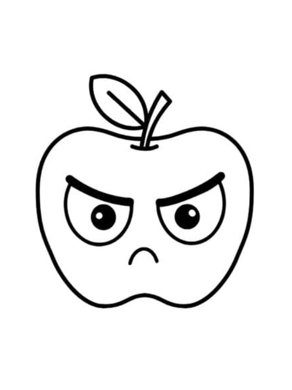 tô màu quả táo 10