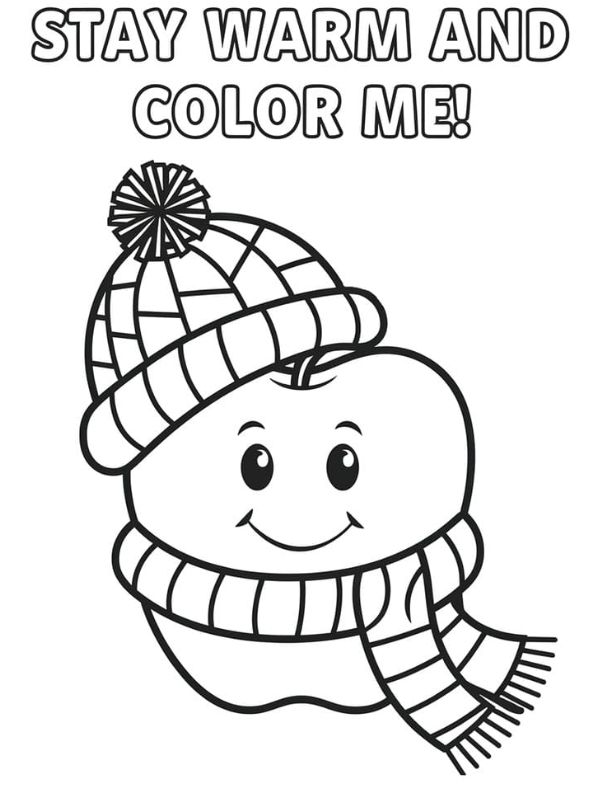 tô màu quả táo 13