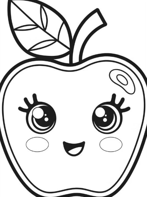 tô màu quả táo 30
