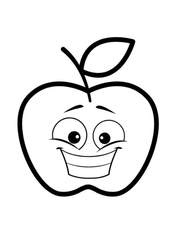 tô màu quả táo 5