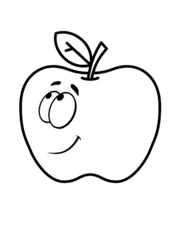 tô màu quả táo 7