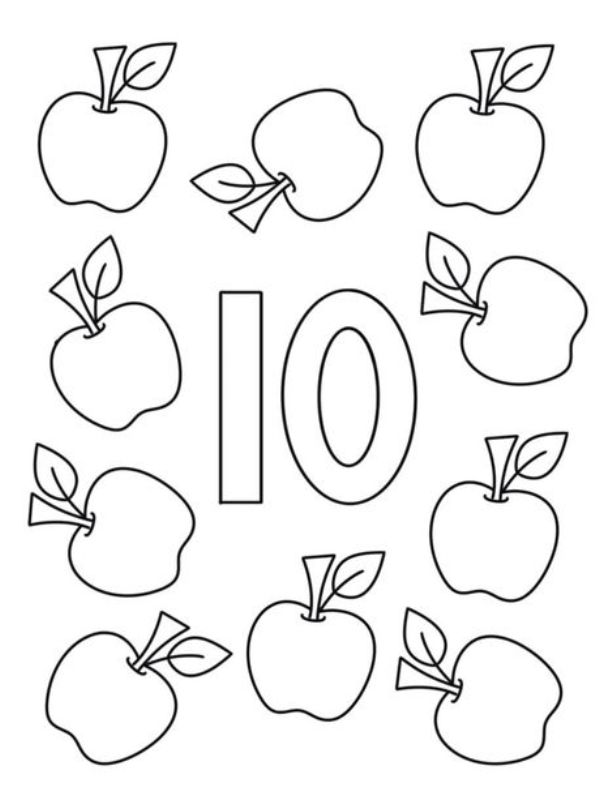 tô màu số 10 25
