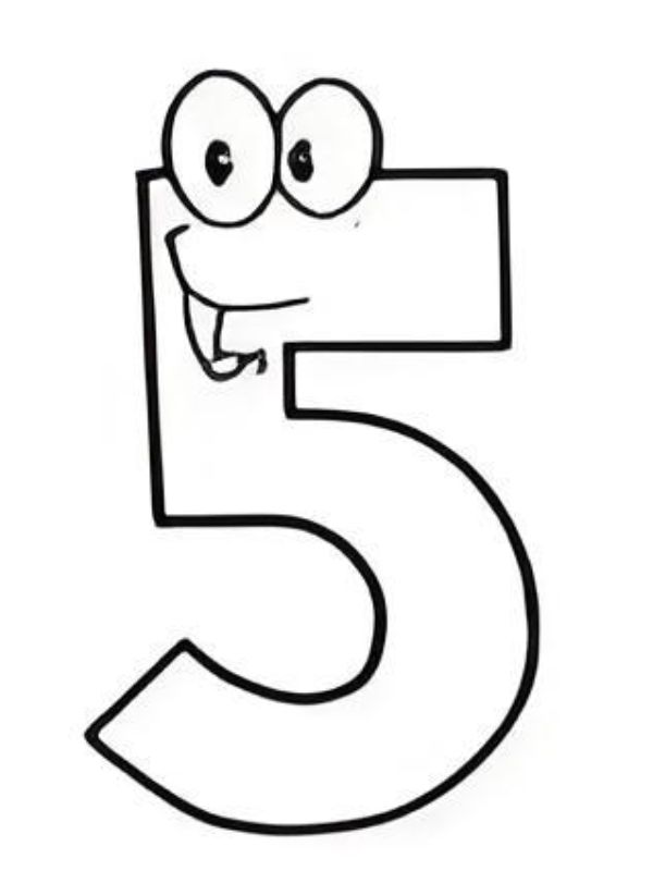tô màu số 5 11