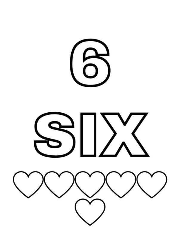 tô màu số 6 2