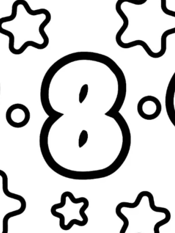 tô màu số 8 21