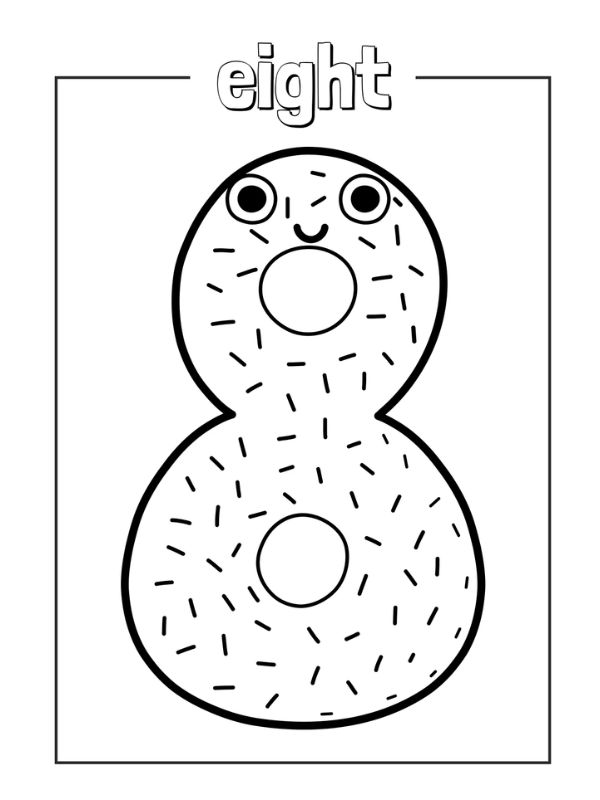 tô màu số 8 28