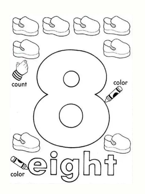 tô màu số 8 5