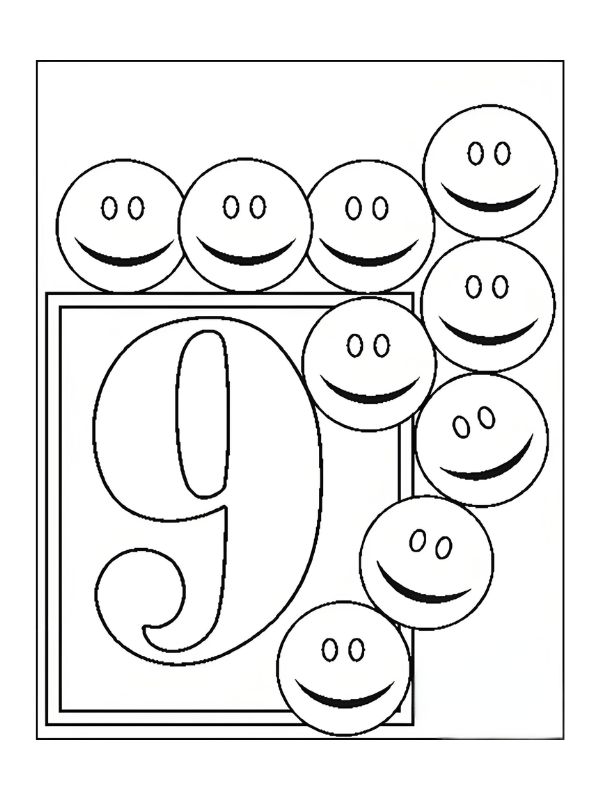 tô màu số 9 18