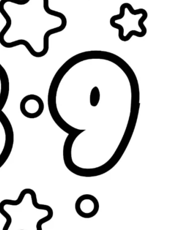 tô màu số 9 21