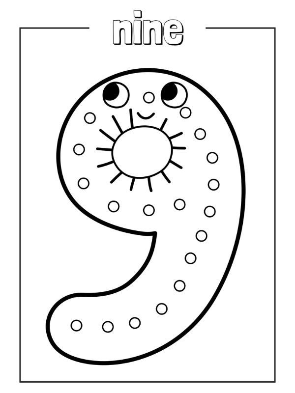 tô màu số 9 26