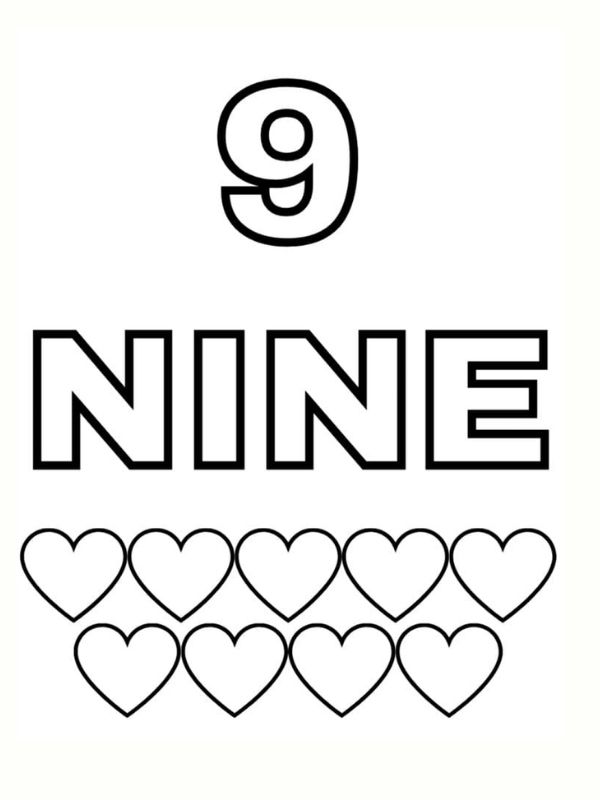 tô màu số 9 5