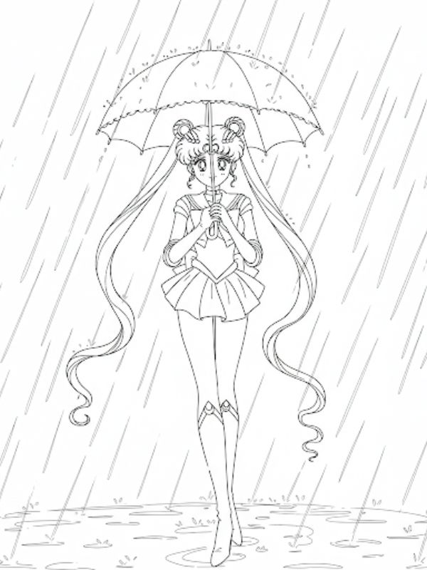 tô màu thủy thủ mặt trăng 25